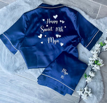Load image into Gallery viewer, Satin pyjama set