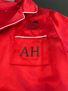 Red Satin pyjama set