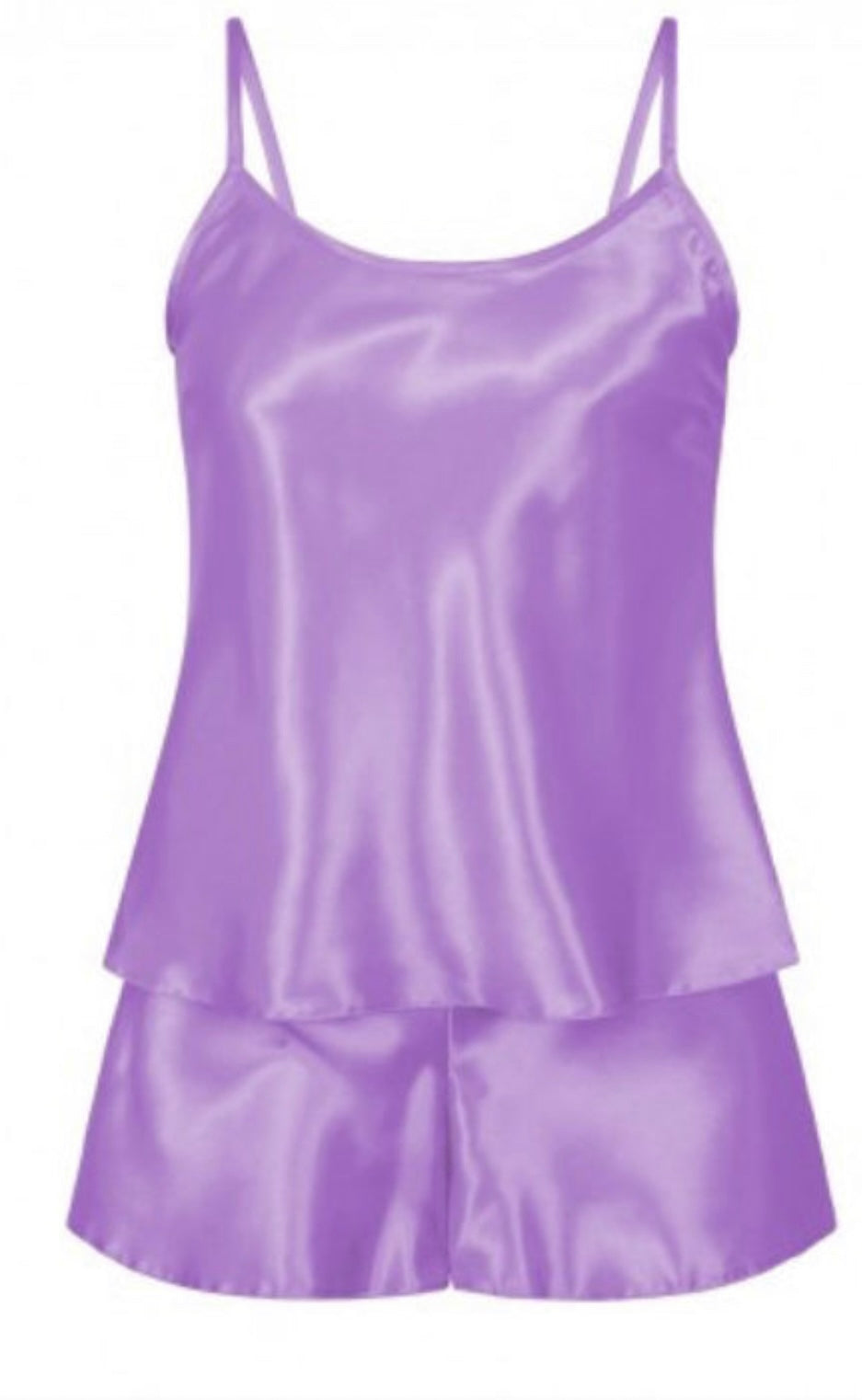 Personalised cami set purple