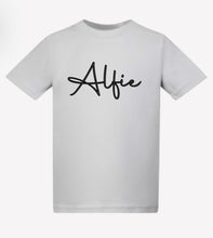 Load image into Gallery viewer, Personalised children&#39;s T-shirt
