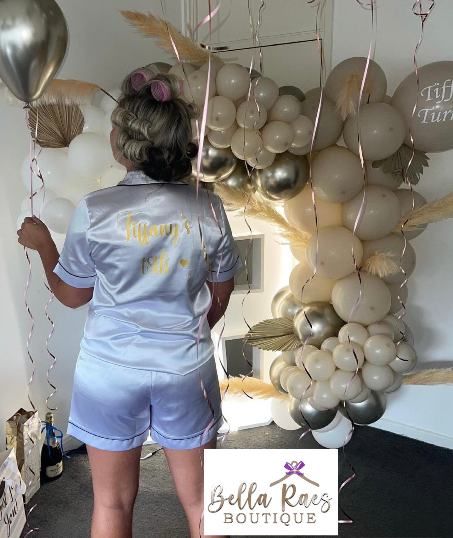 18th birthday pjs satin pjs personalised pyjamas