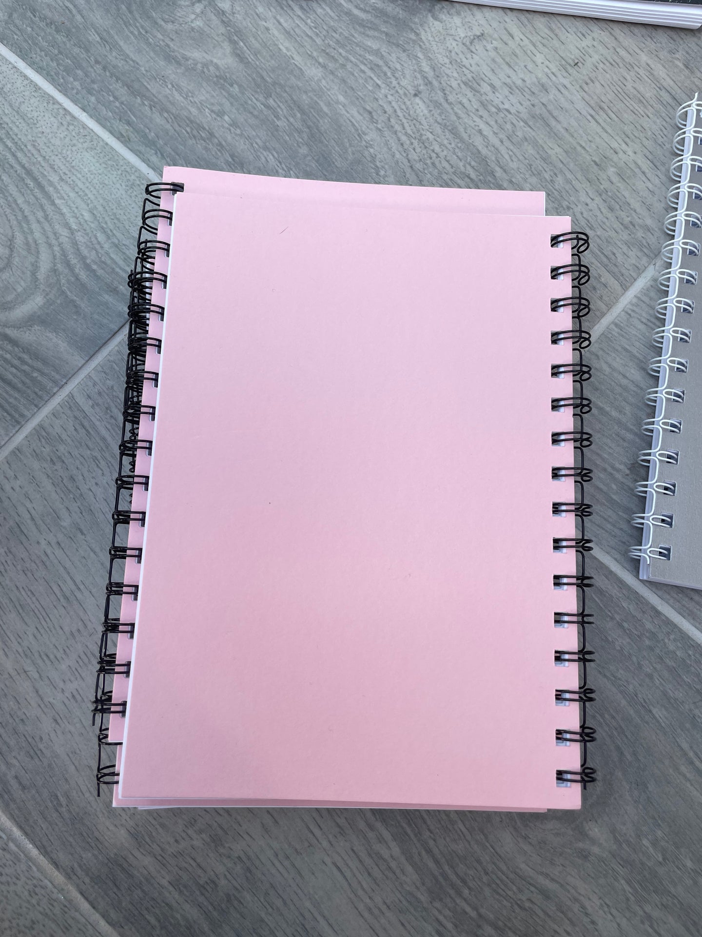 RTS Matt Pink A5 blank Notepad