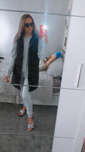 Load image into Gallery viewer, Black Long Padded Gilet