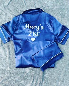 21st Birthday pyjamas 