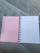 Load image into Gallery viewer, RTS Matt Pink A5 blank Notepad
